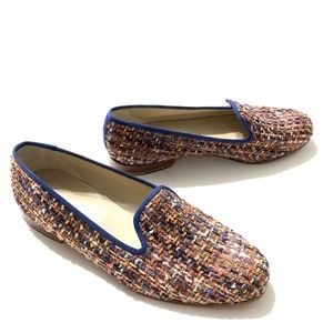 Stubbs & Wootton Palm Beach Tweed Mulicolor Loafers Slip On